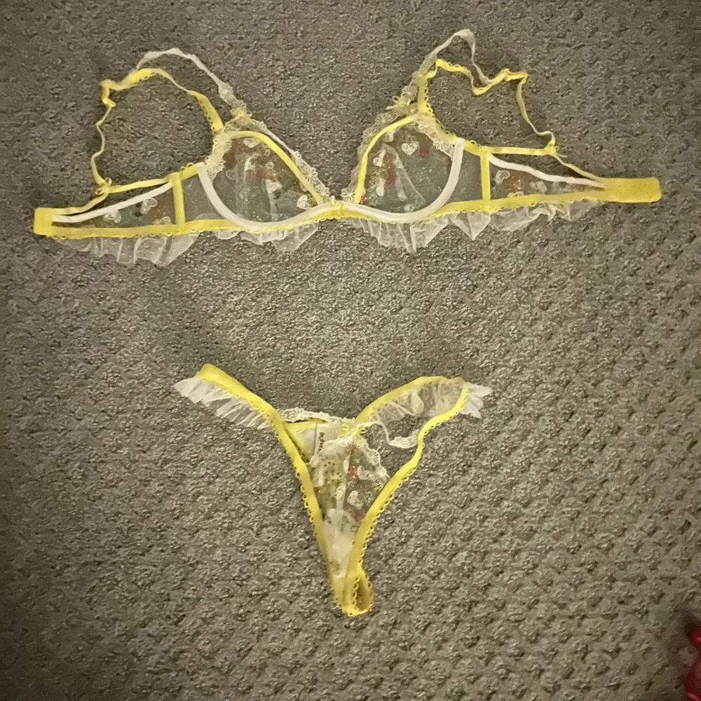 For Love and Lemons Summer Lovin Lace Lingerie Set - Picture 2 of 7